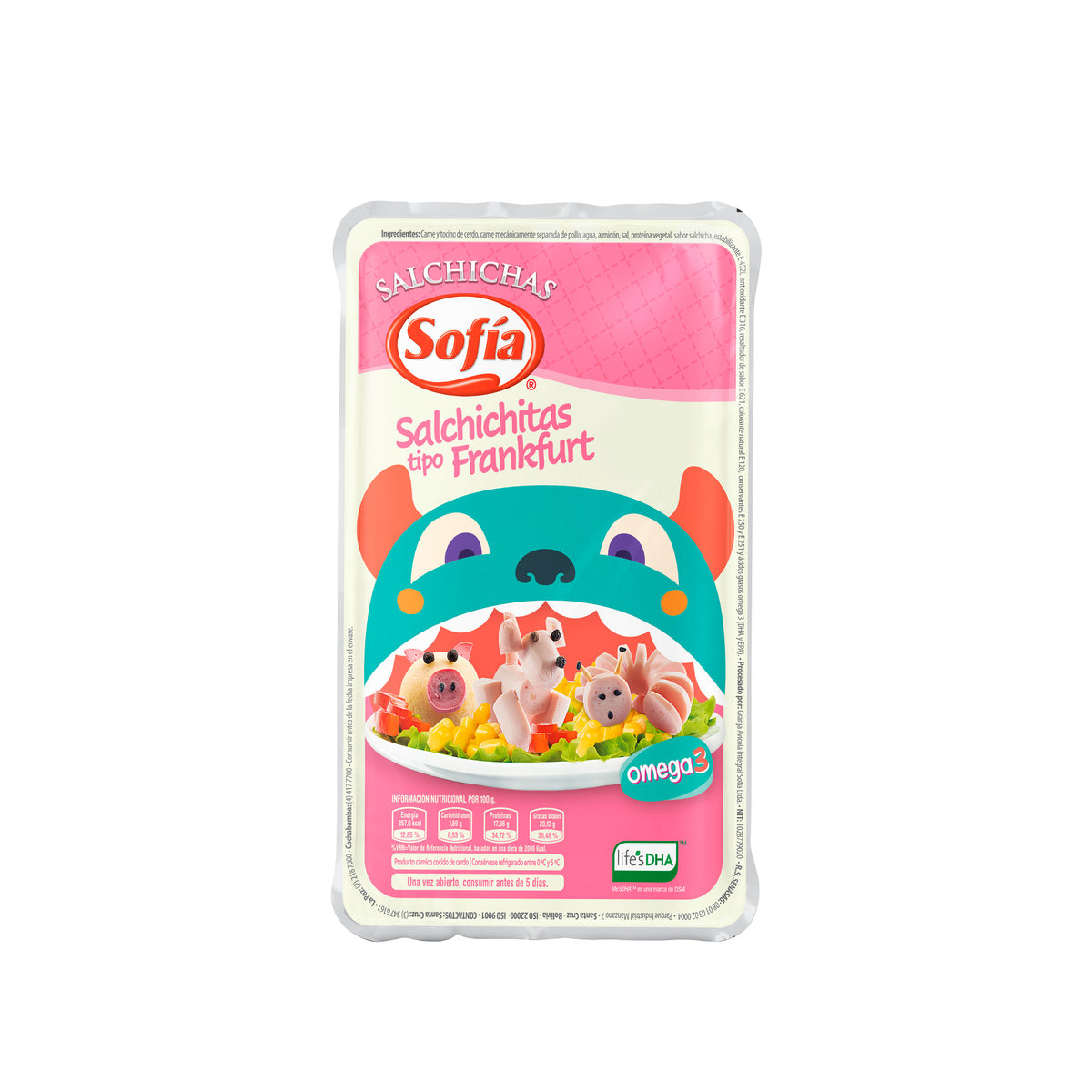 Mini salchicha frankfurt 10 cm al vacío (20 und) | Embutidos Sofía al Paso