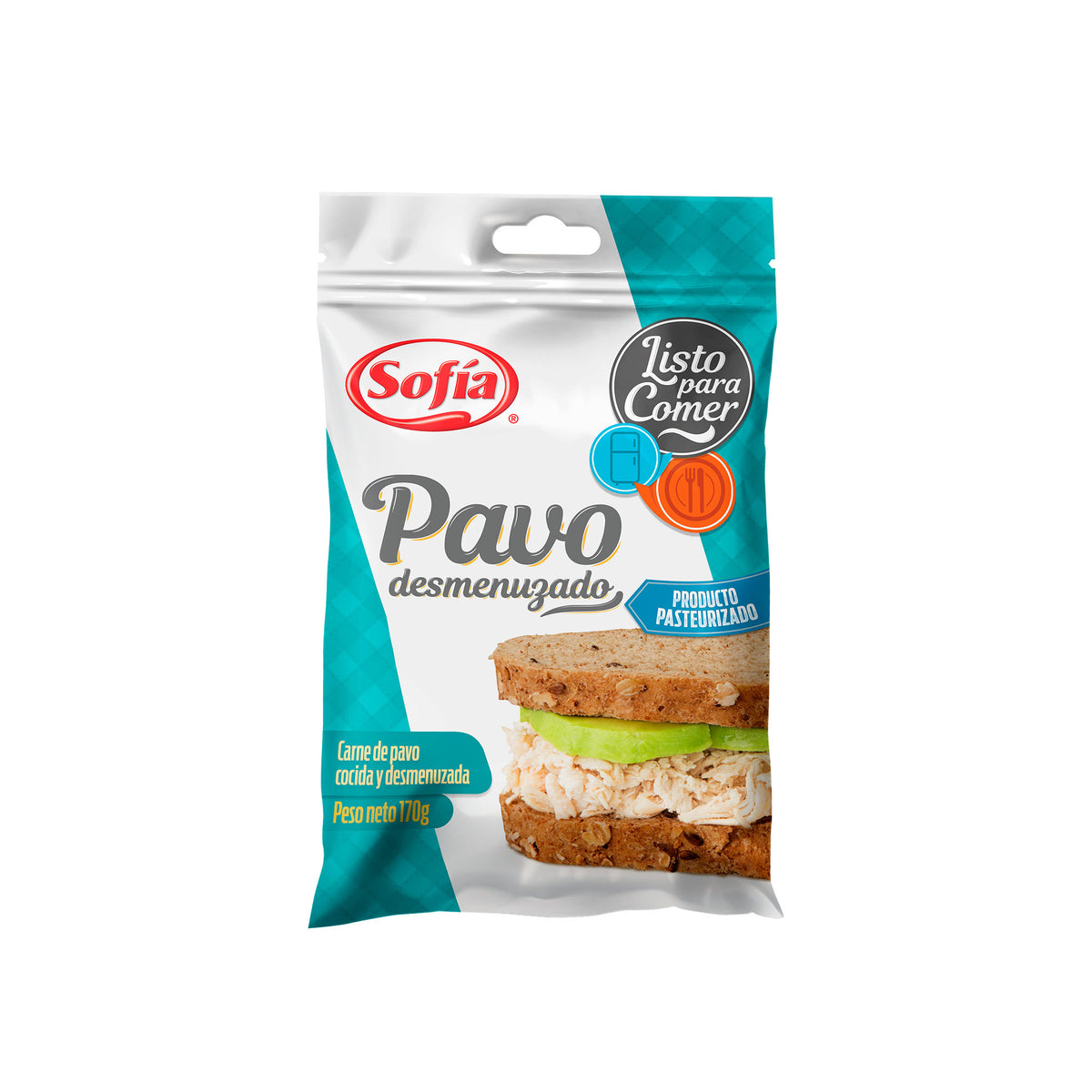 Pavo desmenuzado. | Congelados Sofía al Paso