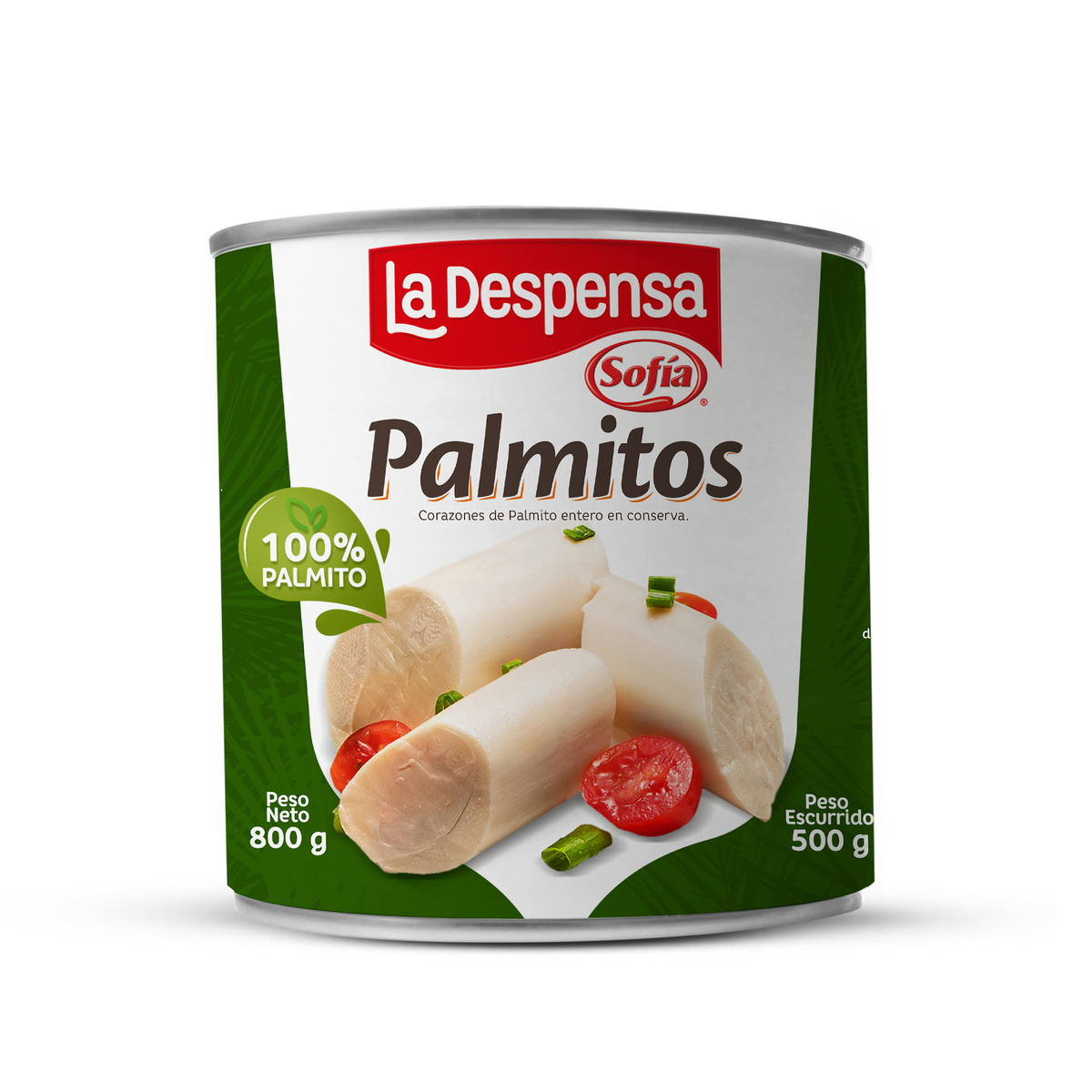 Palmito entero la despensa 800gr | Despensa Sofía al Paso