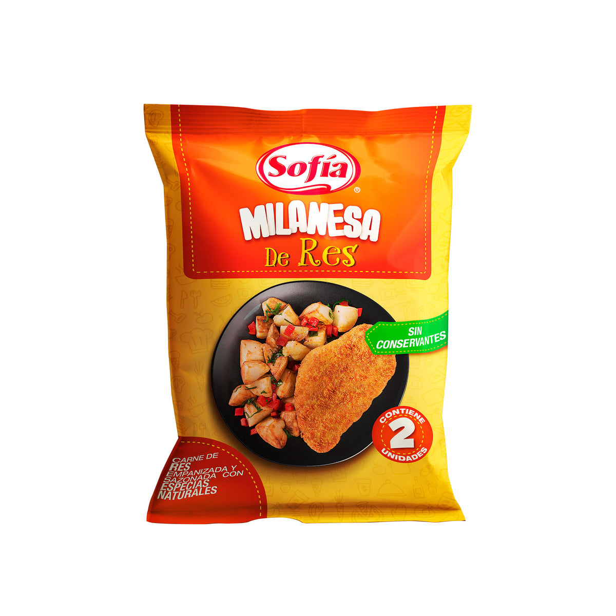Milanesa de res 2 unidades | Comida Lista Sofía al Paso