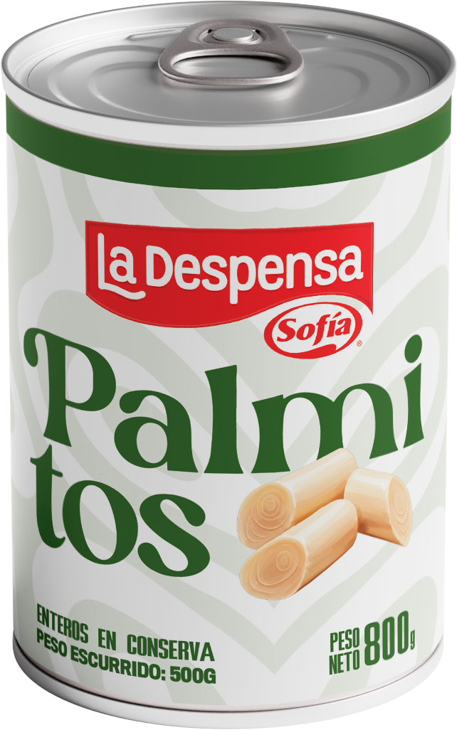 Palmito en rodaja 800 gr en lata | Despensa Sofía al Paso