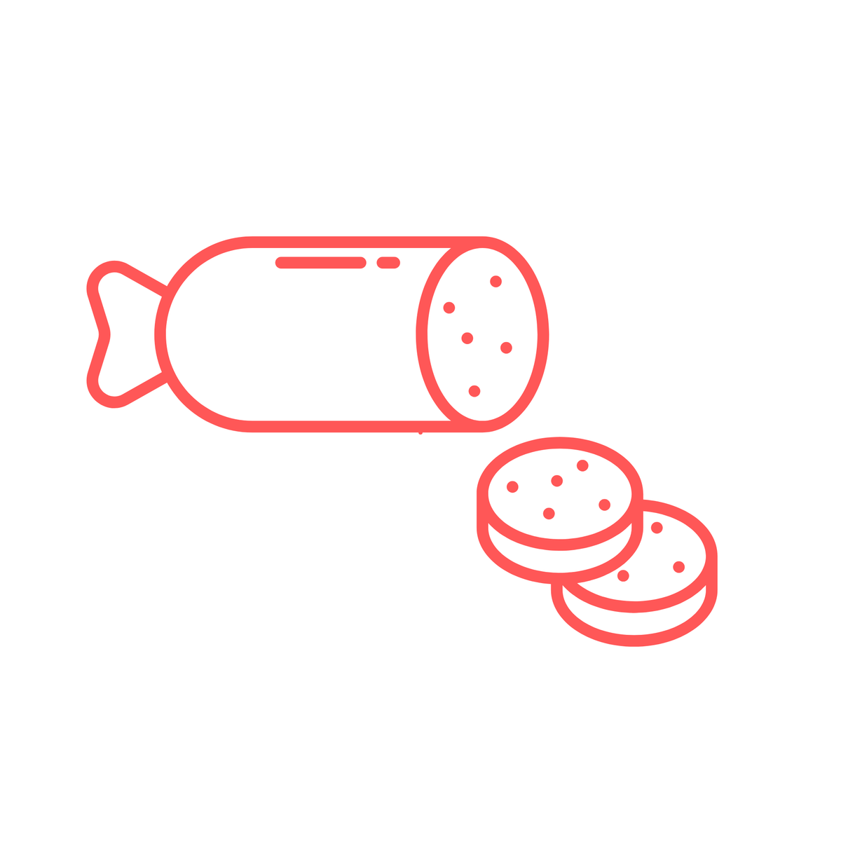 Salame en barra al vacío de 300 grs | Refrigerados Sofía al Paso