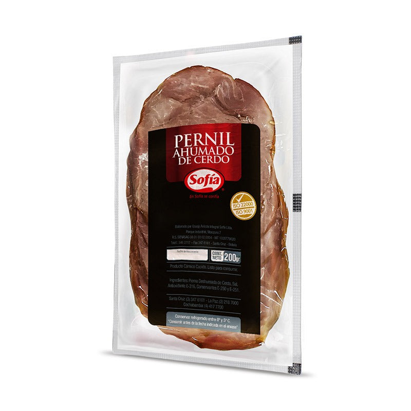 Pernil ahumado feteado 200 grs al vacio | Refrigerados Sofía al Paso