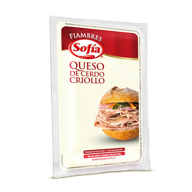P.u queso criollo al vacío 200 grs | Refrigerados Sofía al Paso