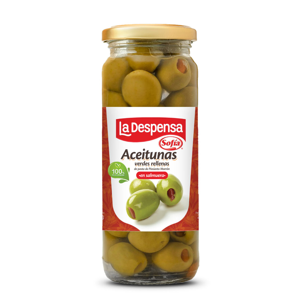 Aceitunas verdes rellenas la despensa 330 gr | Despensa Sofía al Paso