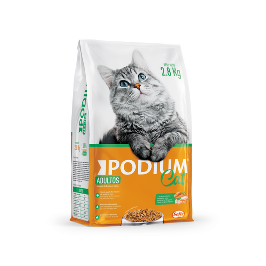 Gato adulto podium cat 2.8 kg | Mascotas Sofía al Paso