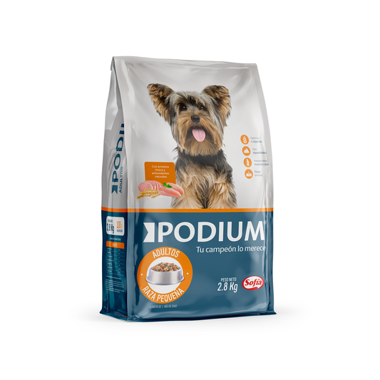 Adultos raza pequeña podium 2.8 kg | Mascotas Sofía al Paso