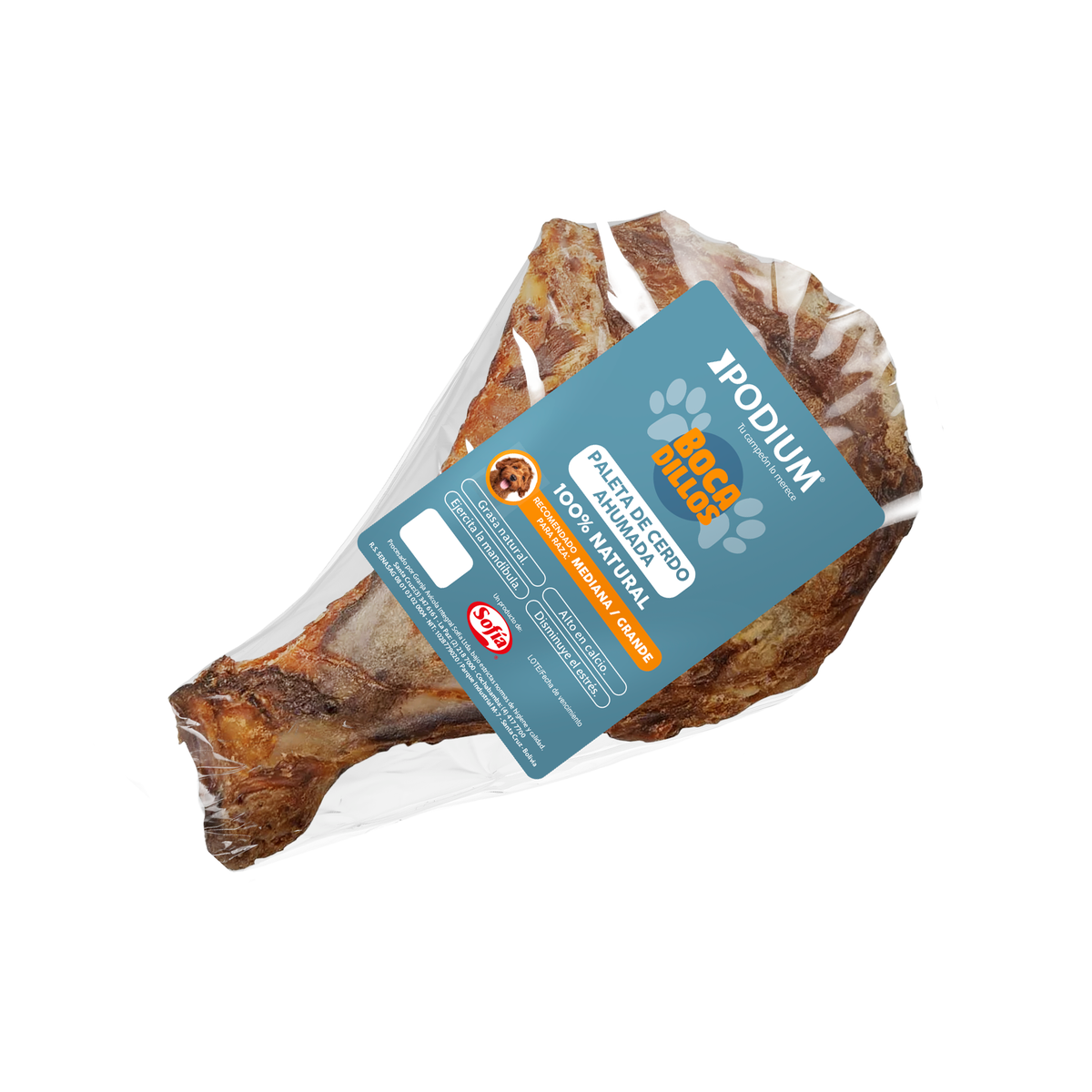 P.u. paleta de cerdo ahumada para canino | Complementos Sofía al Paso
