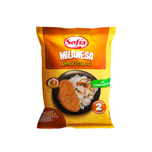 Milanesa americana de pollo 2 unidades | Comida Lista Sofía al Paso