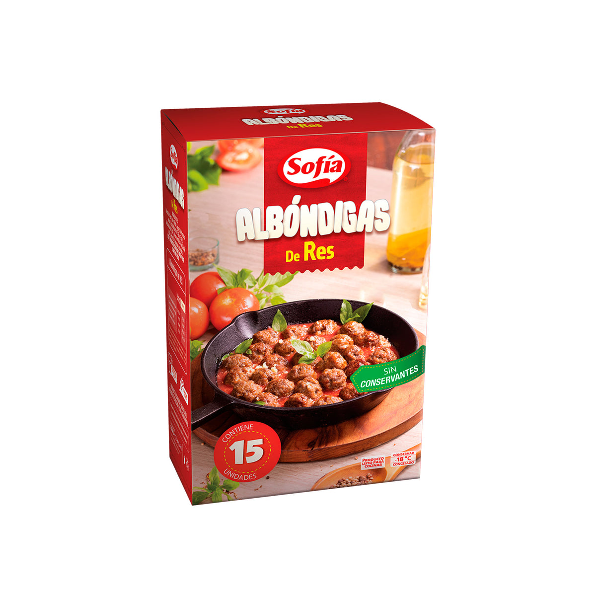 Albondigas de res 15 und. | Complementos Sofía al Paso