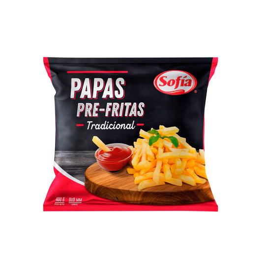 Papas tradicional 400 gr (9x9) | Congelados Sofía al Paso