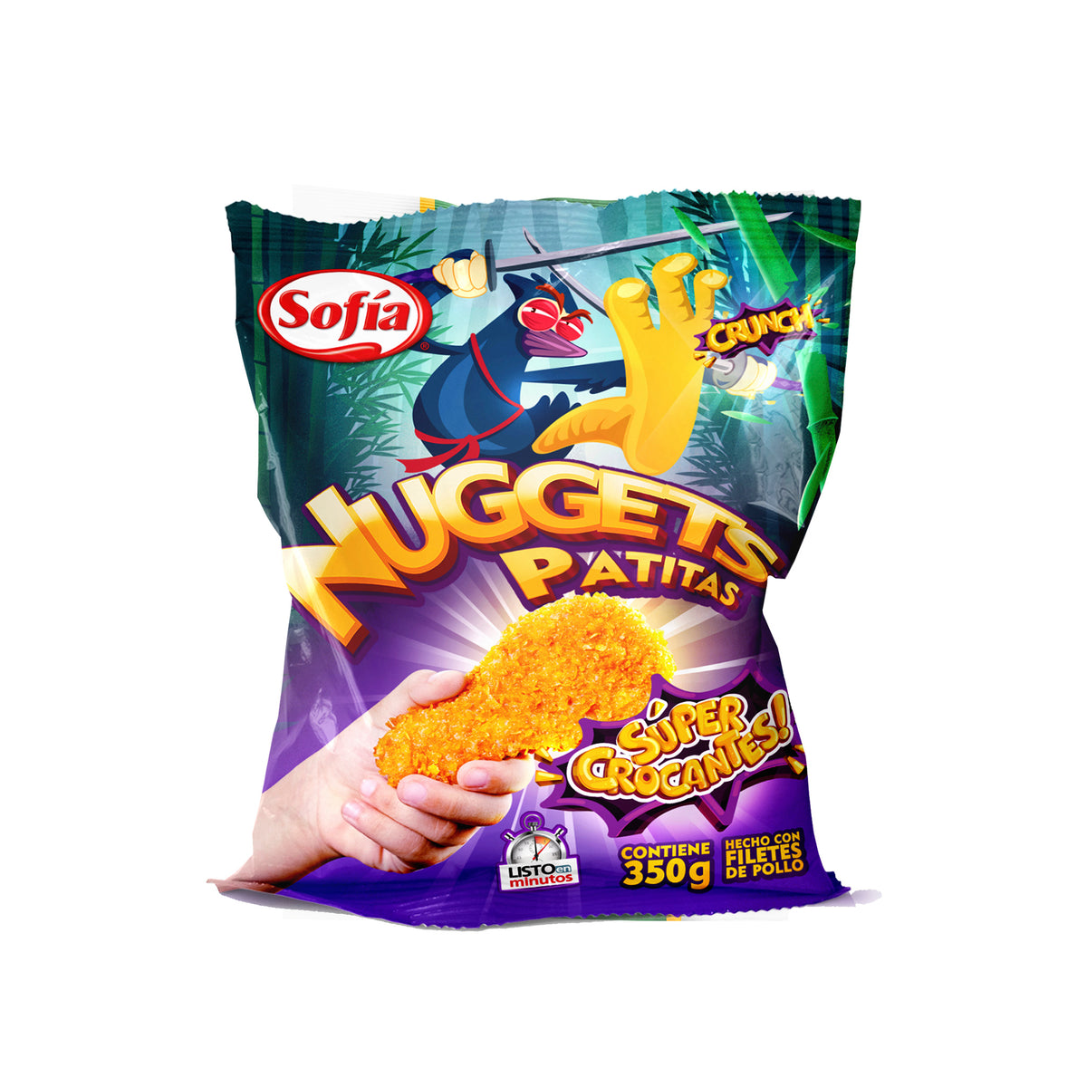 Nuggets patitas super crocante 350 grs | Congelados Sofía al Paso