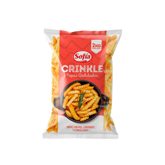 Papas crinkle 2 kg | Congelados Sofía al Paso