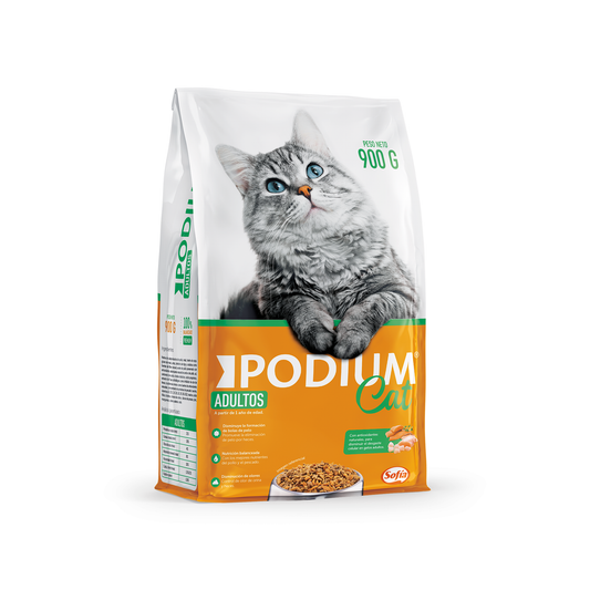 Gato adulto podium cat 900gr | Mascotas Sofía al Paso