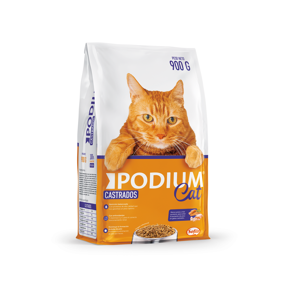 Gato castrado podium cat 900gr | Mascotas Sofía al Paso