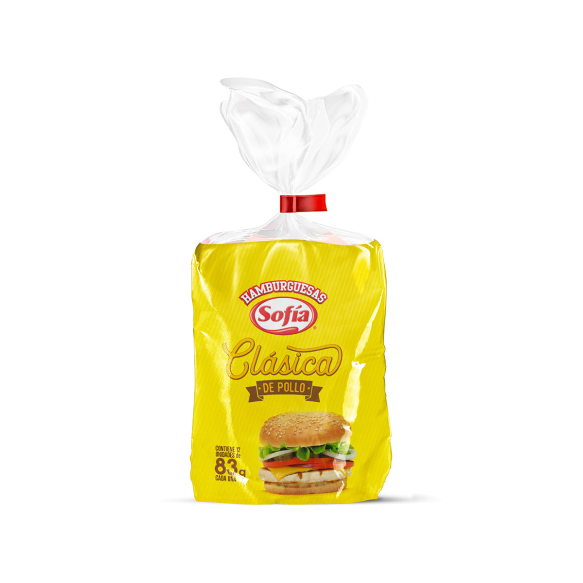 Hamburguesas de pollo clasica (12 x 83 grs) | Congelados Sofía al Paso