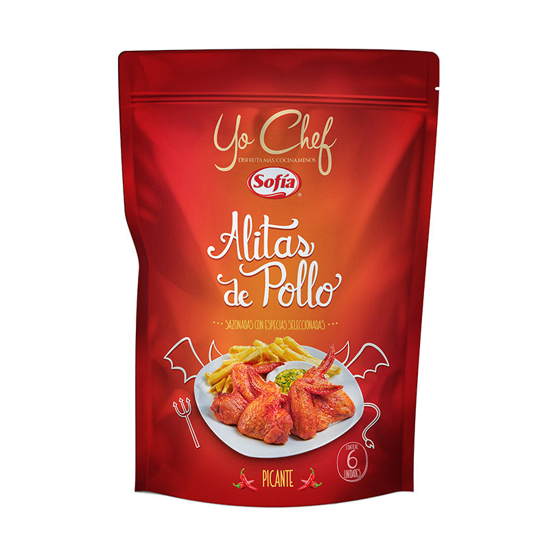 Alitas picantes yo chef | Comida Lista Sofía al Paso