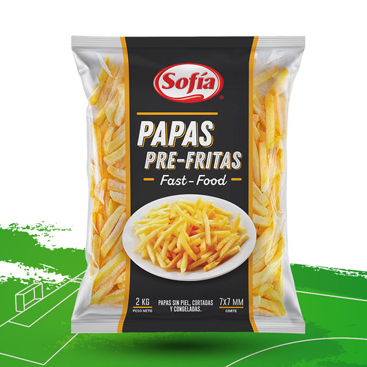 Papas fast food 2 kg (7x7) | Congelados Sofía al Paso