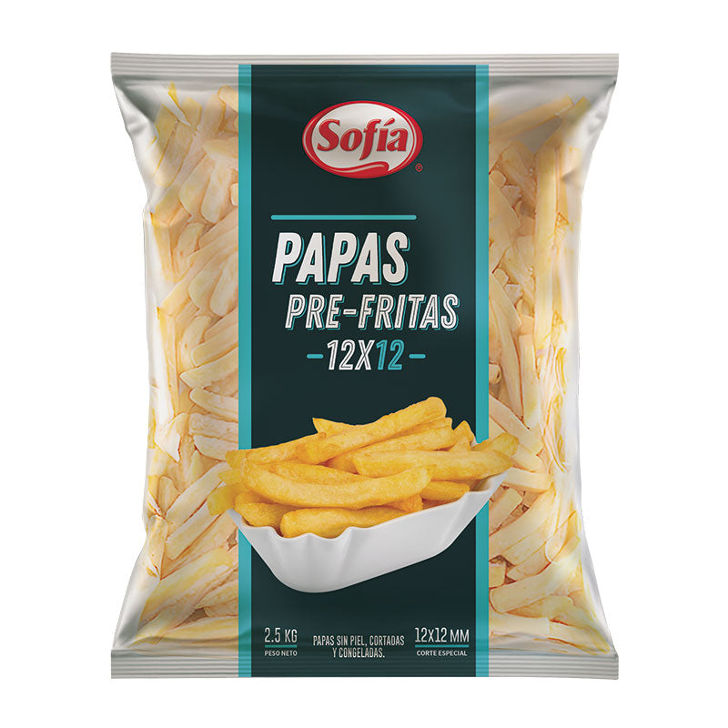 Papas corte especial 12x12mm 2,5 kg | Congelados Sofía al Paso