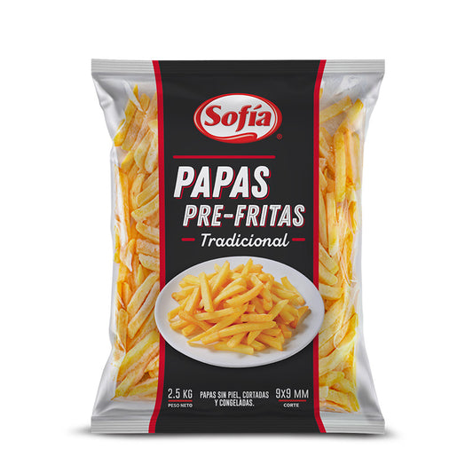 Papas tradicional 2.5 kg (9x9) | Congelados Sofía al Paso