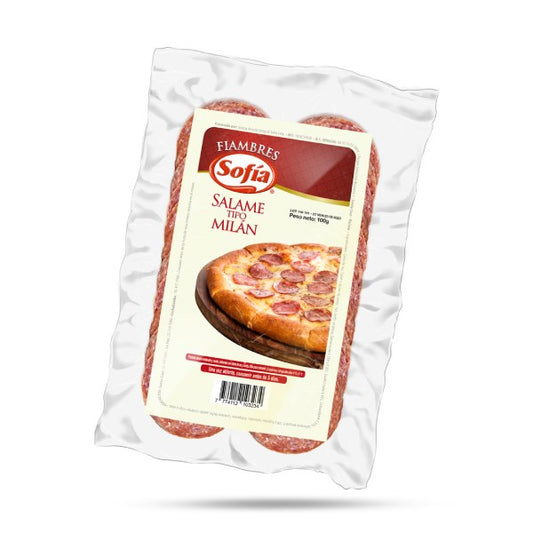 Salame tipo milán feteado 100 gramos | Refrigerados Sofía al Paso